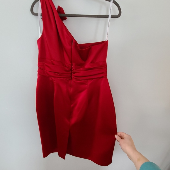 Red Cocktail Dress, Size 14 - Picture 4 of 5